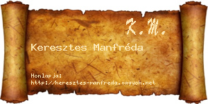 Keresztes Manfréda névjegykártya